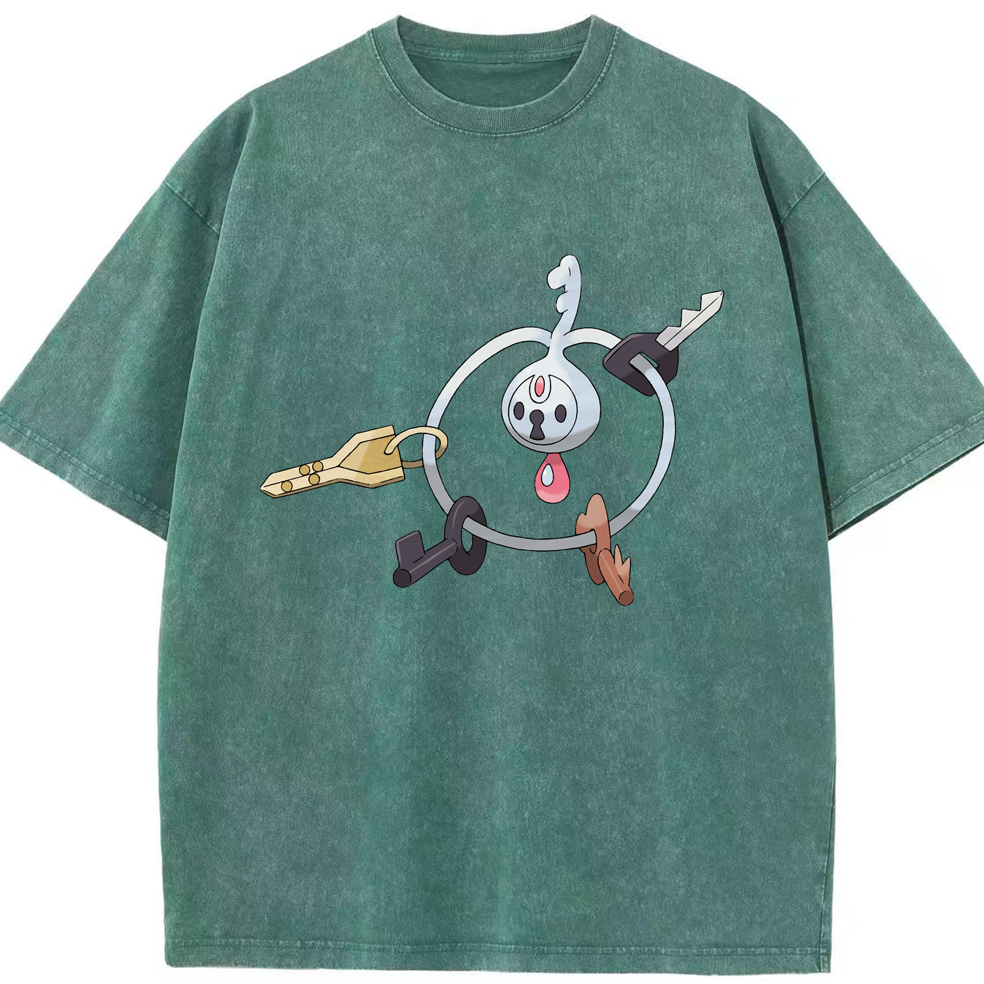 （画像用） ポケットモンスター Pokémon 綿100% ヴィンテージ風 半袖Tシャツ（フロントプリント）